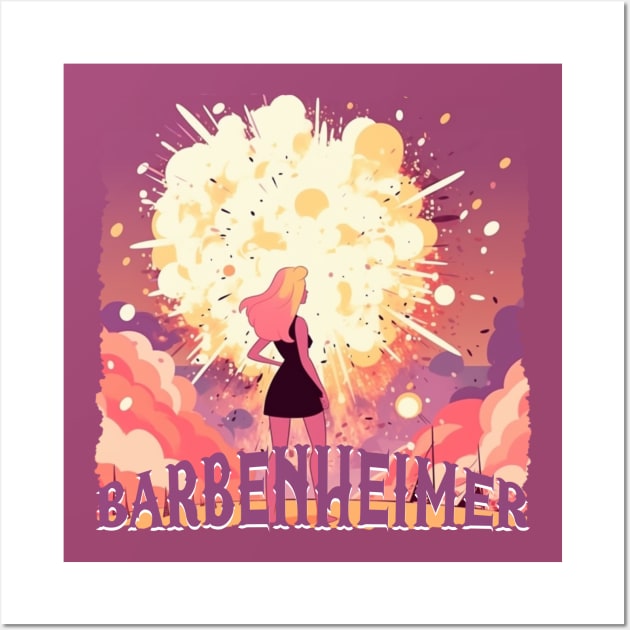 Barbie Oppenheimer Wall Art by Pixy Official